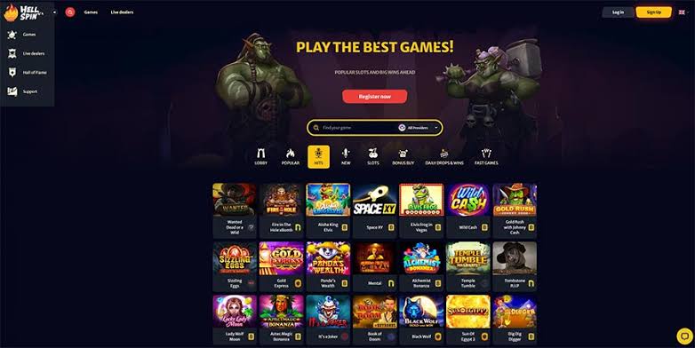 HellSpin Casino cashier and banking methods